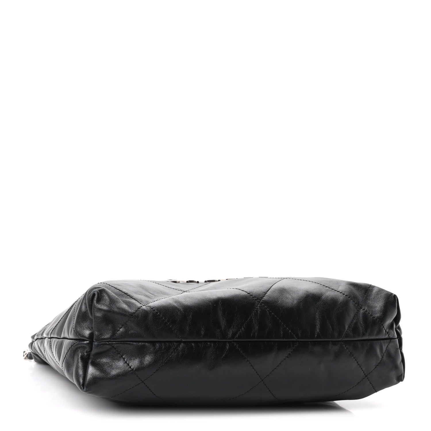 Shiny Calfskin Quilted Small Chanel 22 Black — view 5