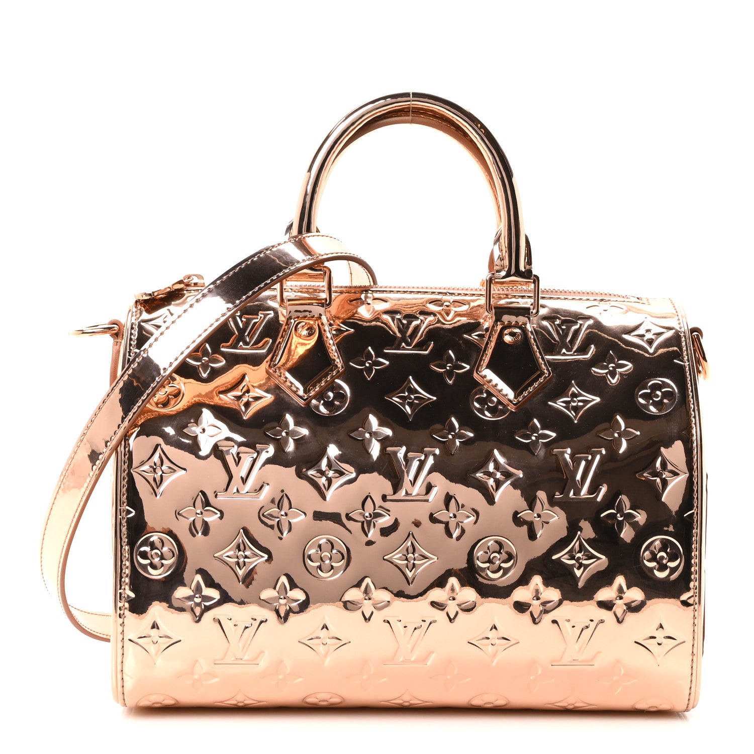 Monogram Miroir Speedy Bandouliere 25 Copper