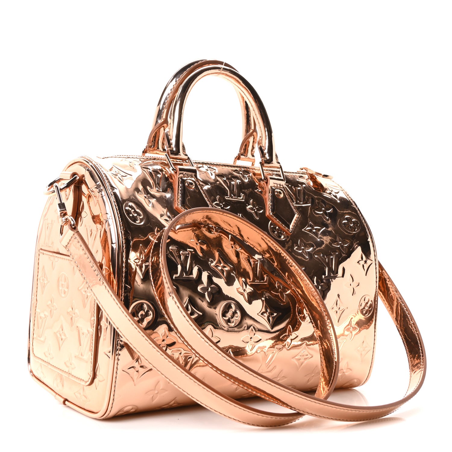 Monogram Miroir Speedy Bandouliere 25 Copper — view 3