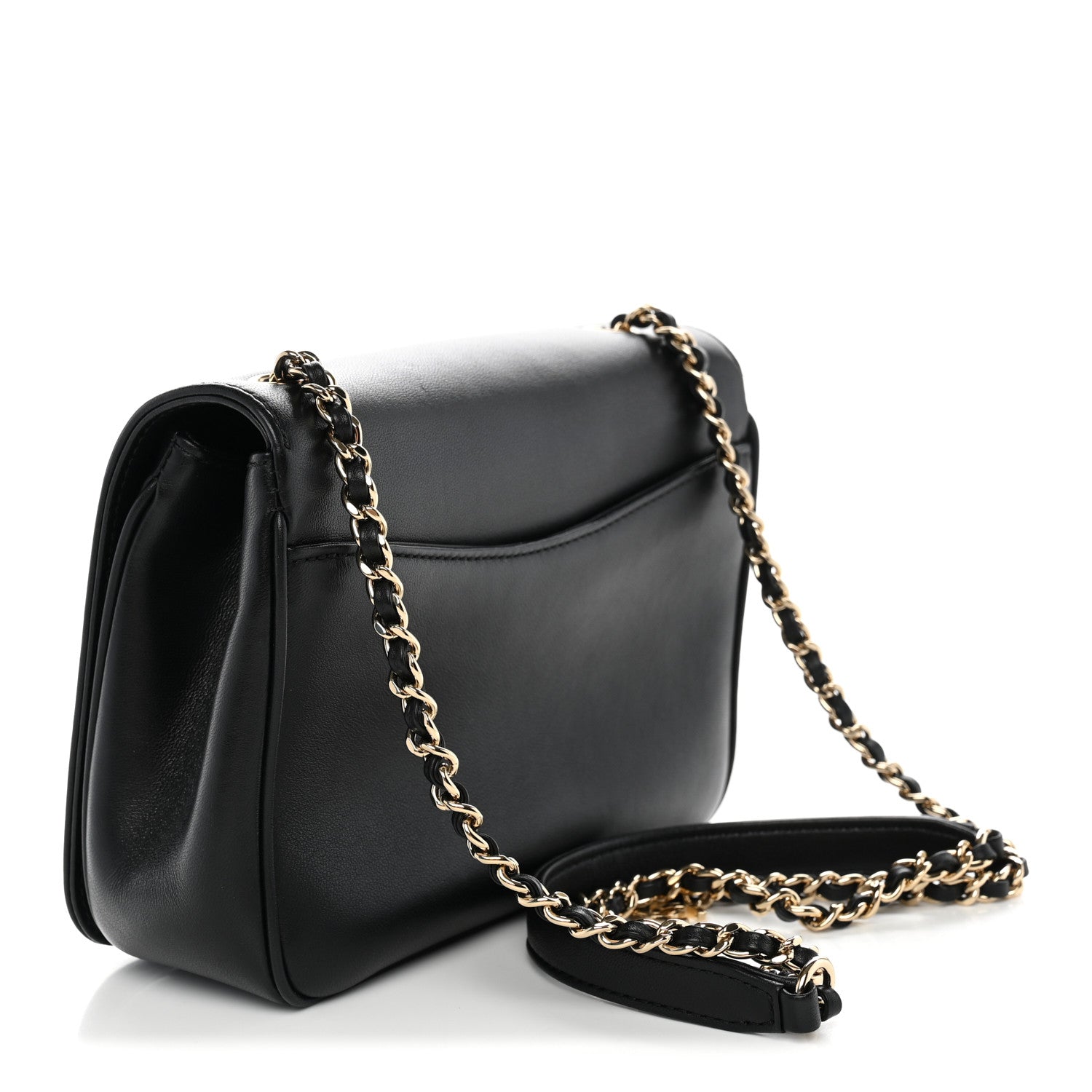 Lambskin CC Mania Flap Bag Black — view 3