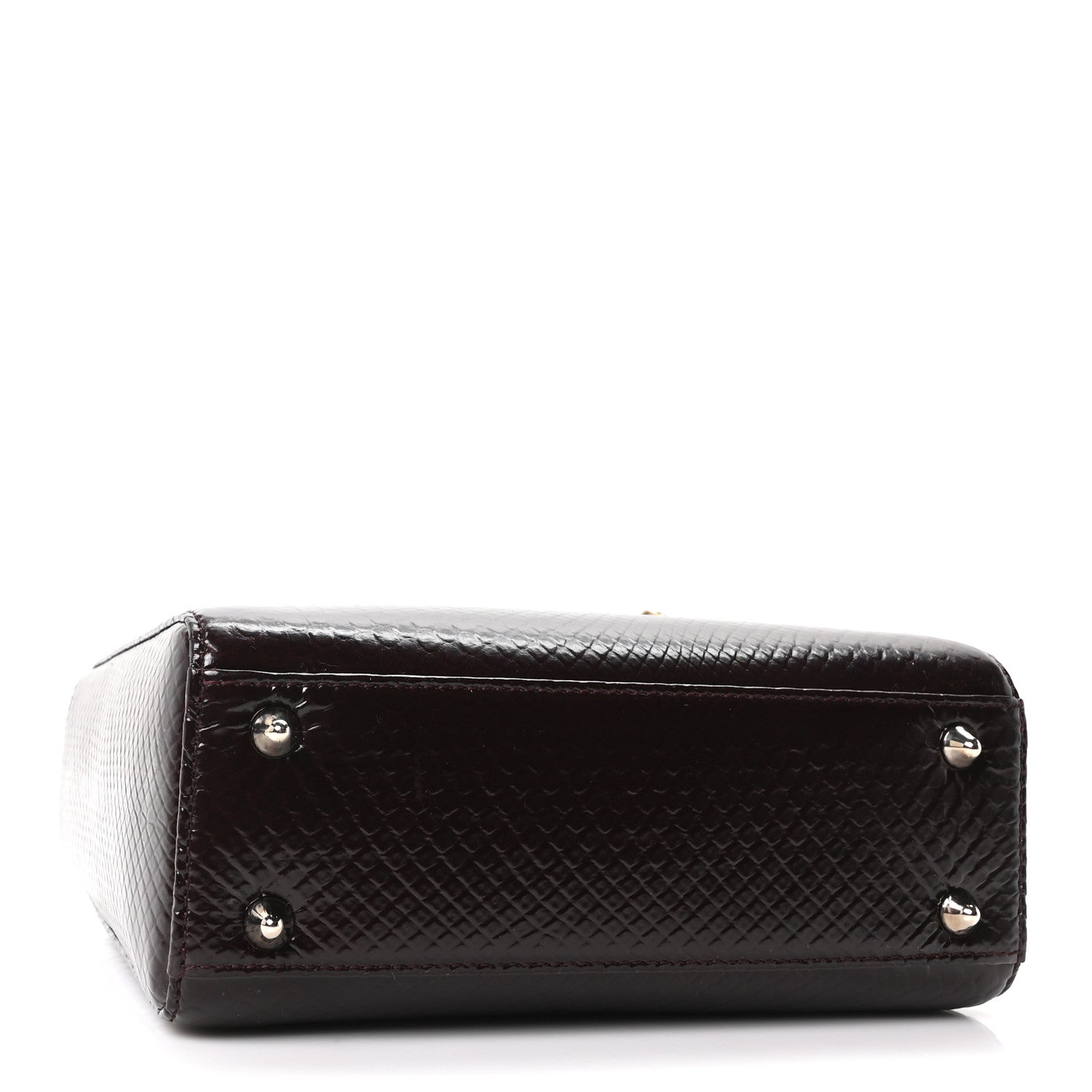 Snakeskin Small Lady Dior Deep Amaranth — view 4