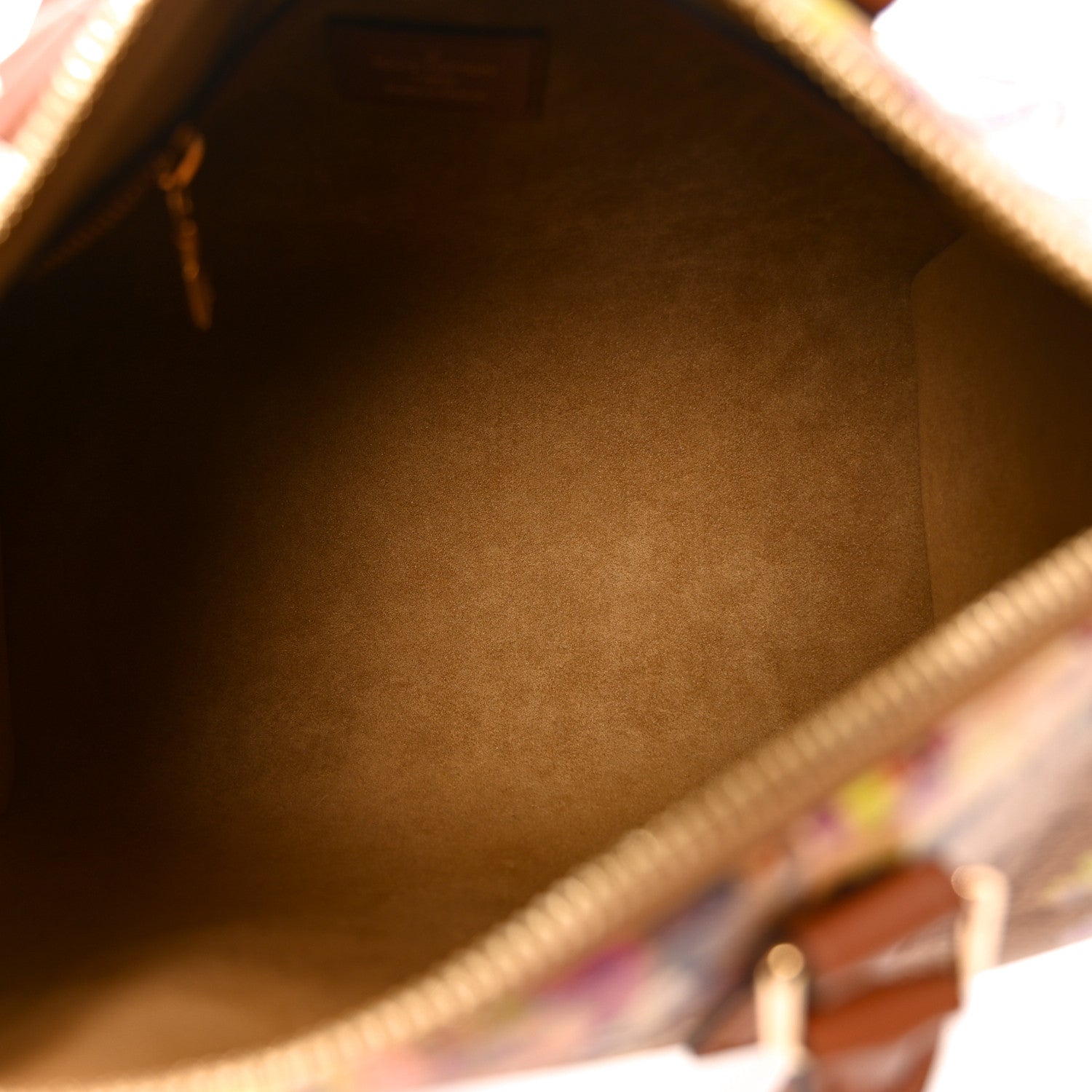 Metallic Monogram LV Garden Speedy Bandouliere 25 Gold — view 5