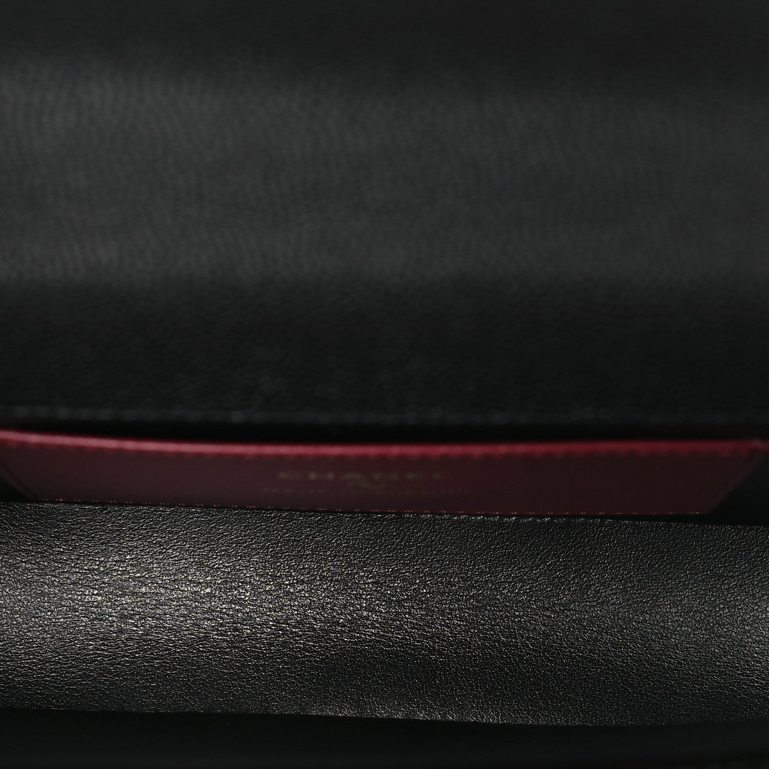 Shiny Caviar Mini Preppy Coco Shoulder Bag Black — view 5