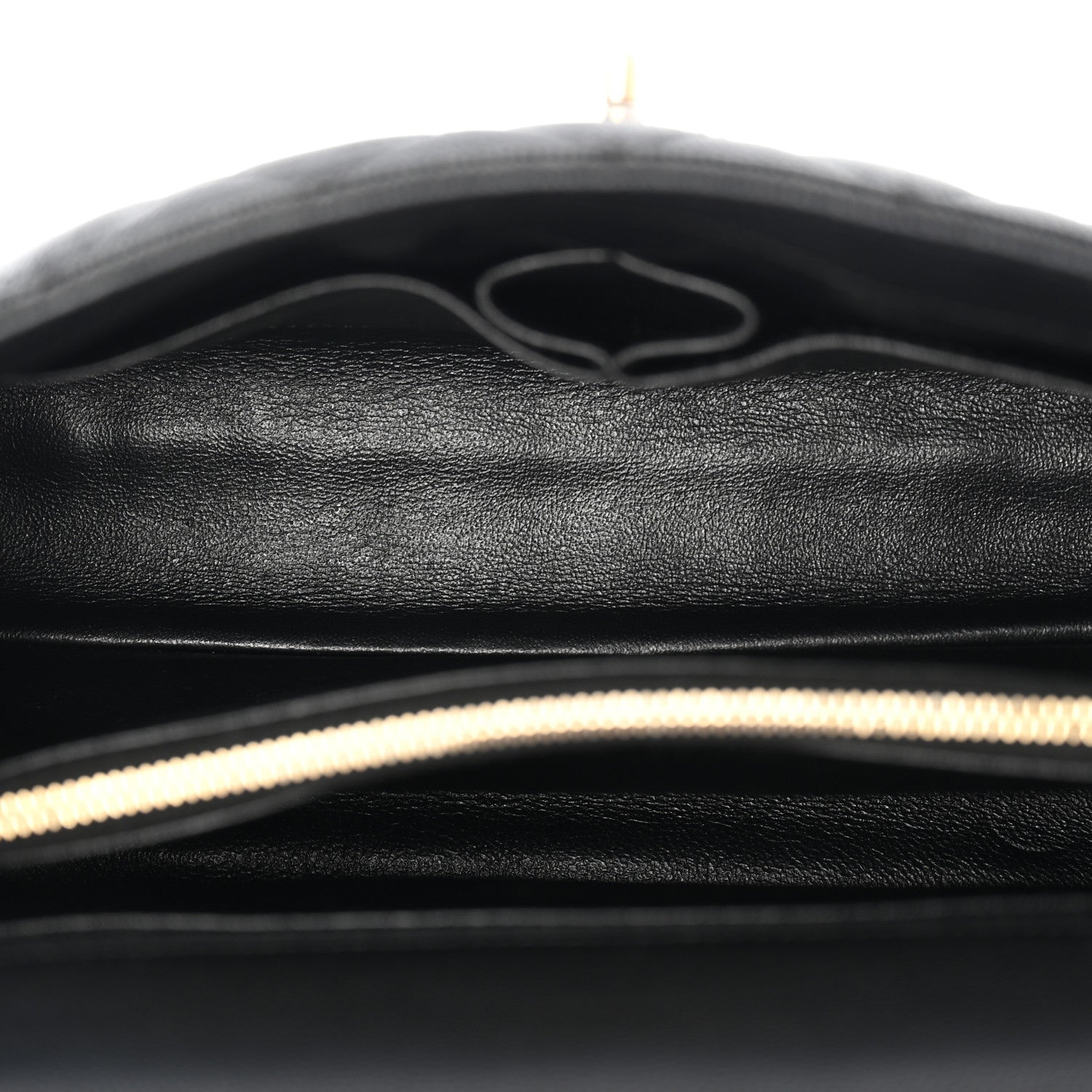 Caviar Lizard Quilted Small Coco Handle Flap Black — view 5