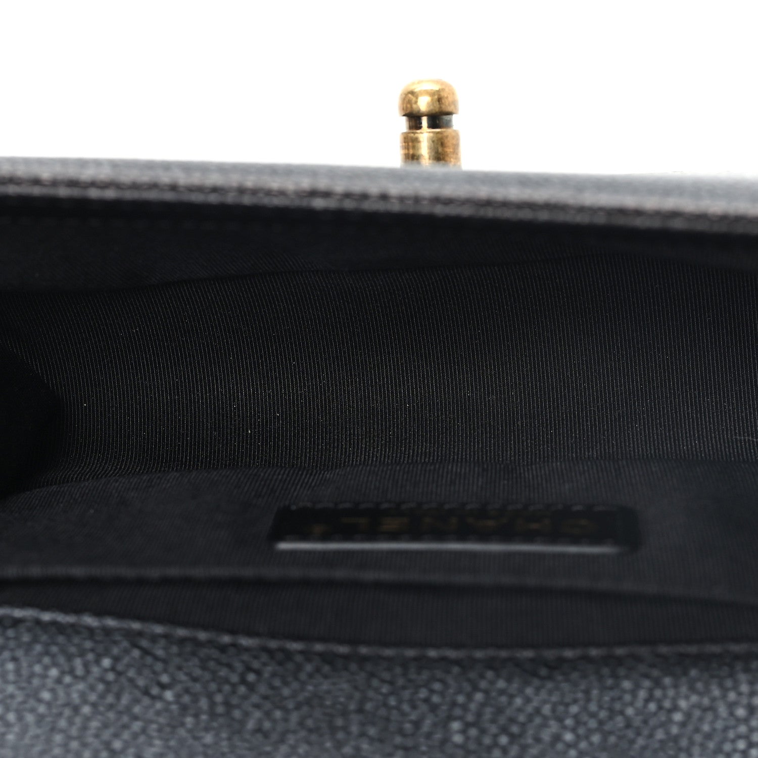 Caviar Quilted Small Boy Flap Black — view 5