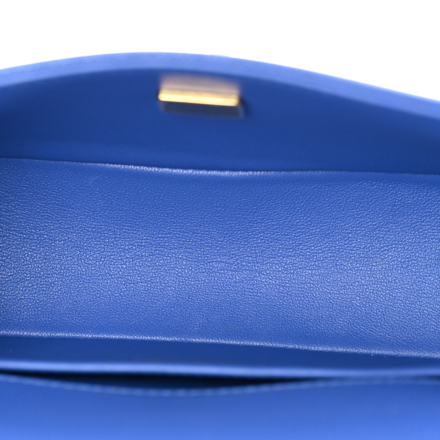 Caviar Chevron Quilted Small Boy Flap Blue — view 5