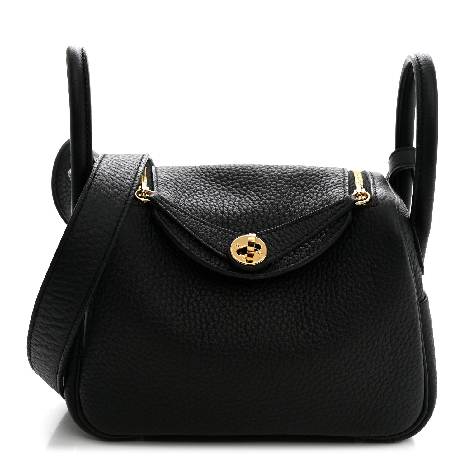 Taurillon Clemence Mini Lindy 20 Black