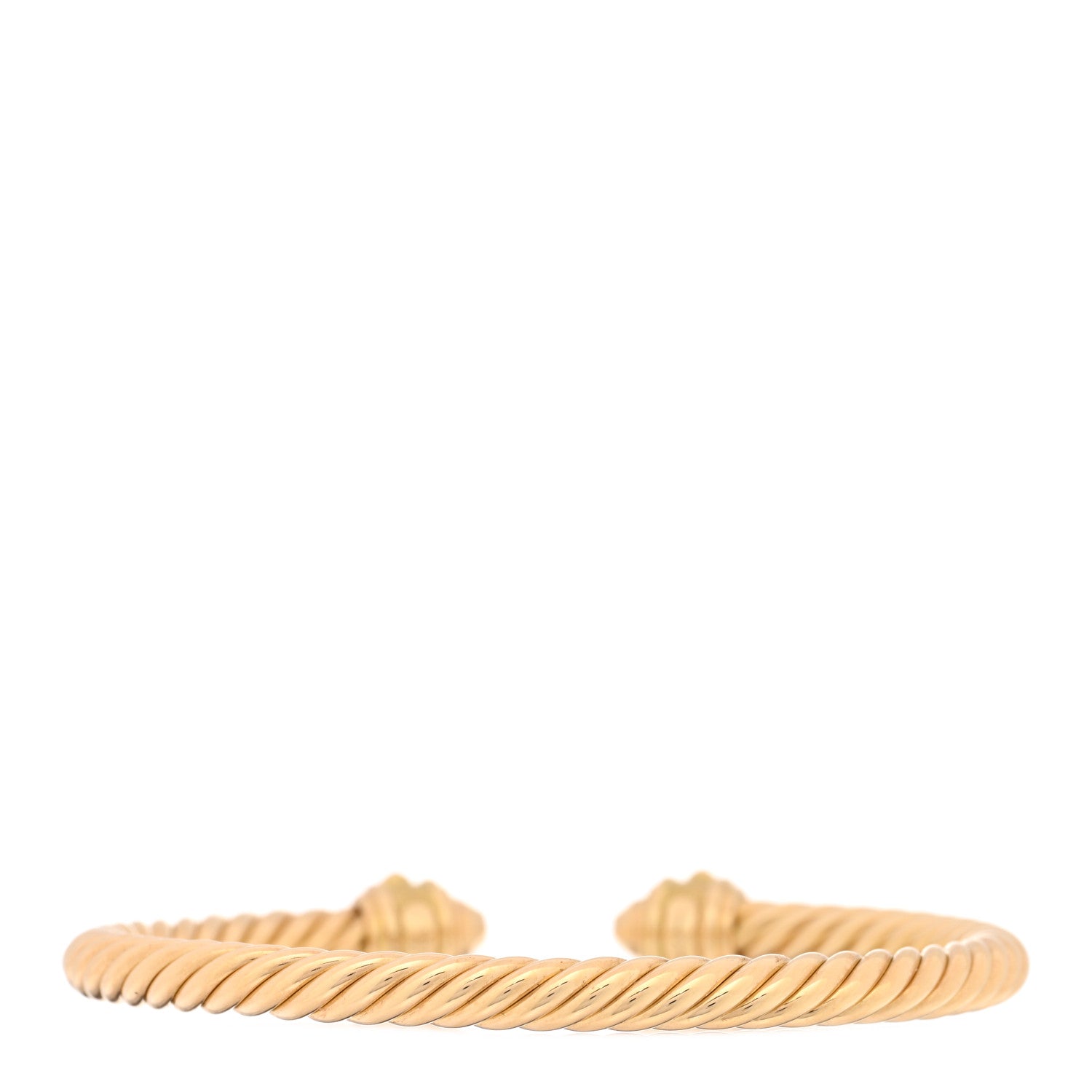 18K Yellow Gold 5mm Cable Renaissance Bracelet — view 2