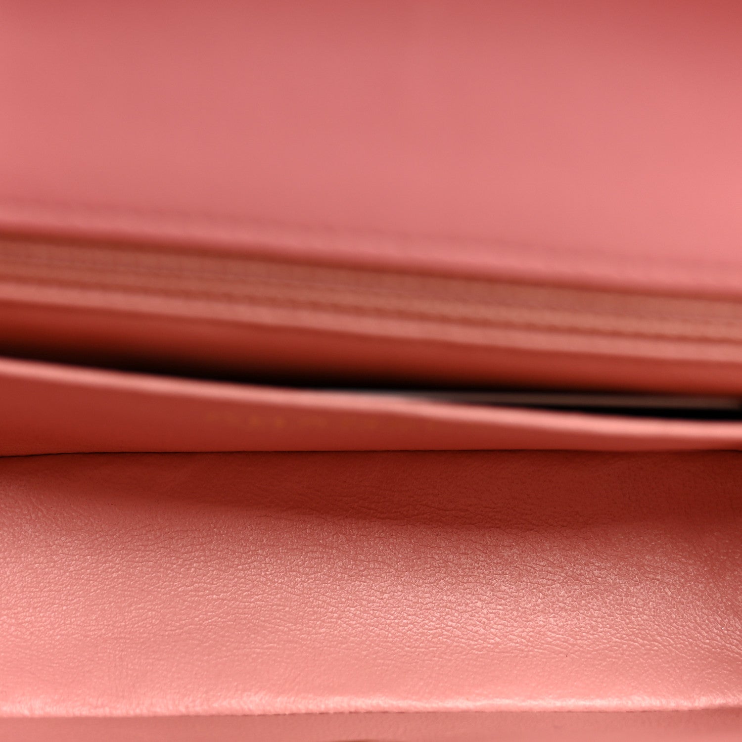 Lambskin Quilted Mini Rectangular Flap Pink — view 5