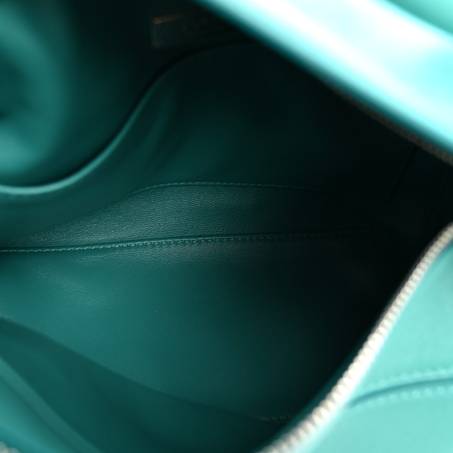 Nappa Lambskin Small Featherlight Puzzle Bag Aquamarine — view 5