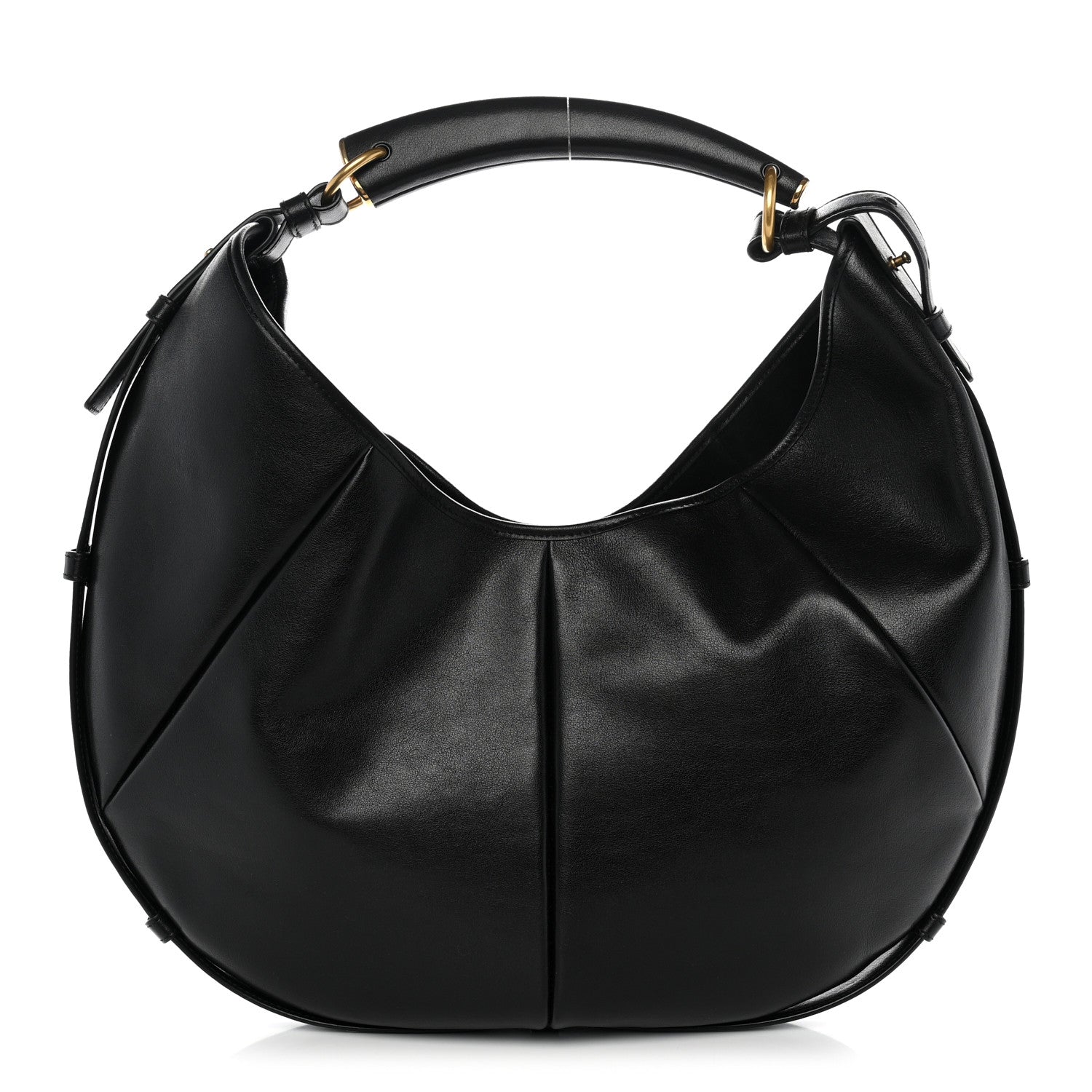 Calfskin Mombasa Shoulder Bag Black
