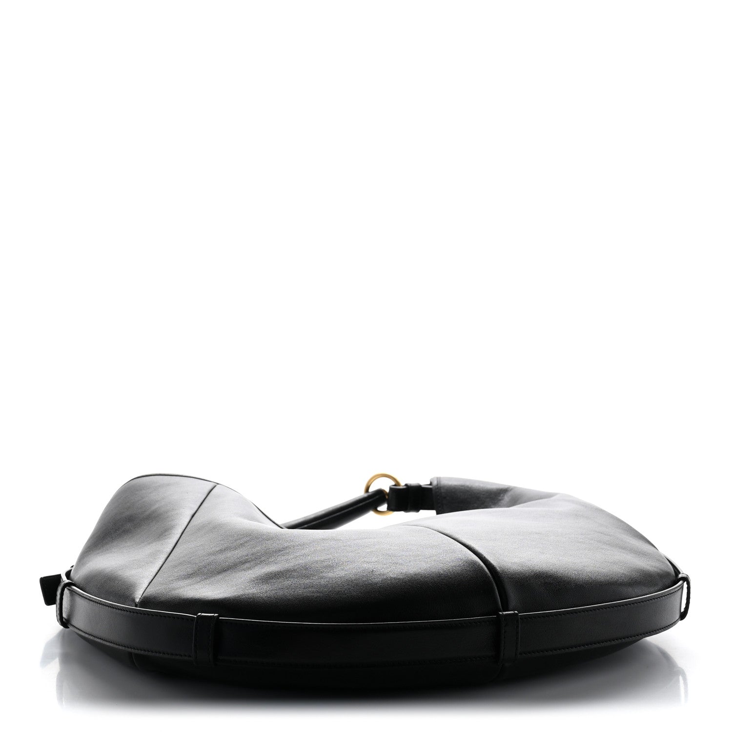 Calfskin Mombasa Shoulder Bag Black — view 4