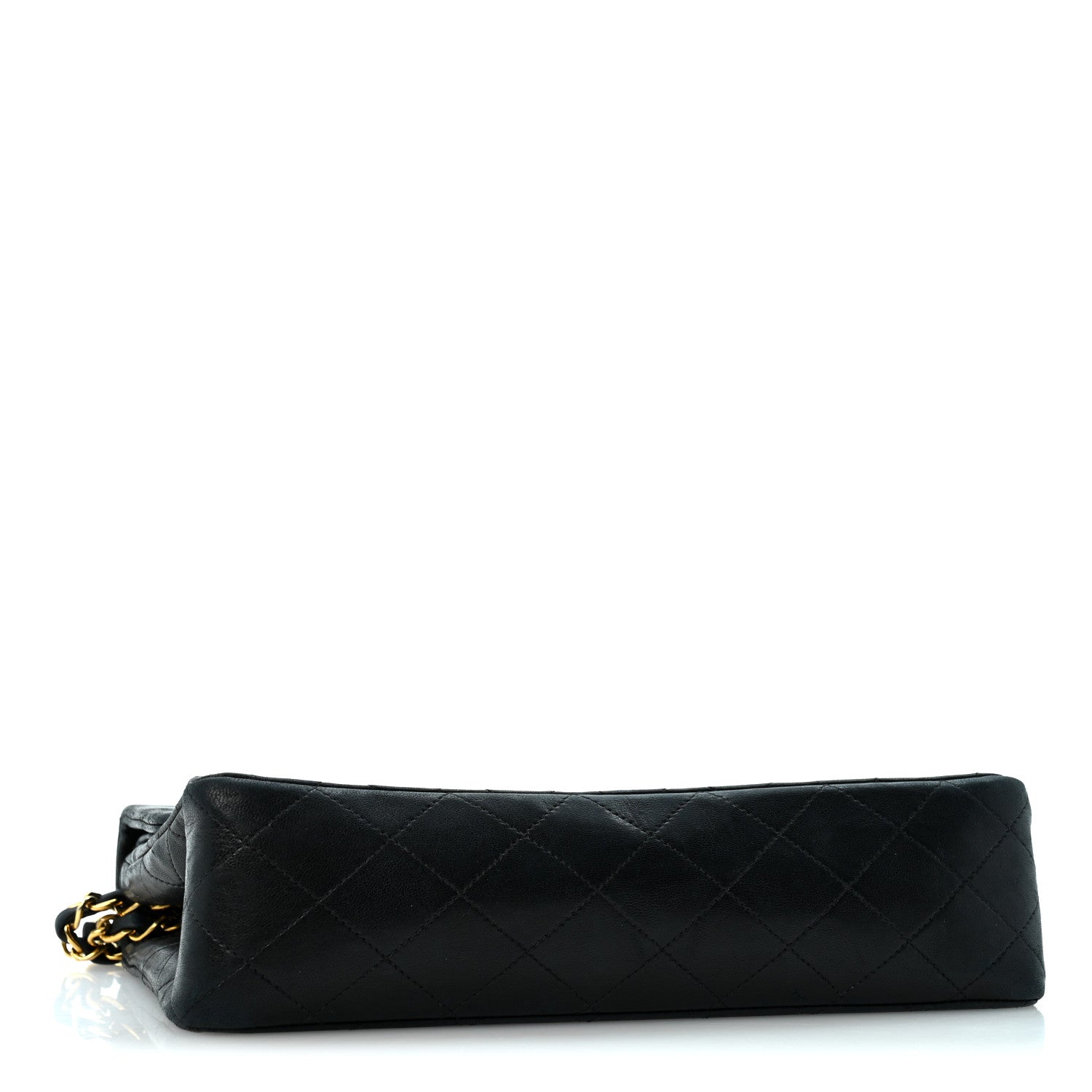 Lambskin Quilted Small Double Flap Black — view 4