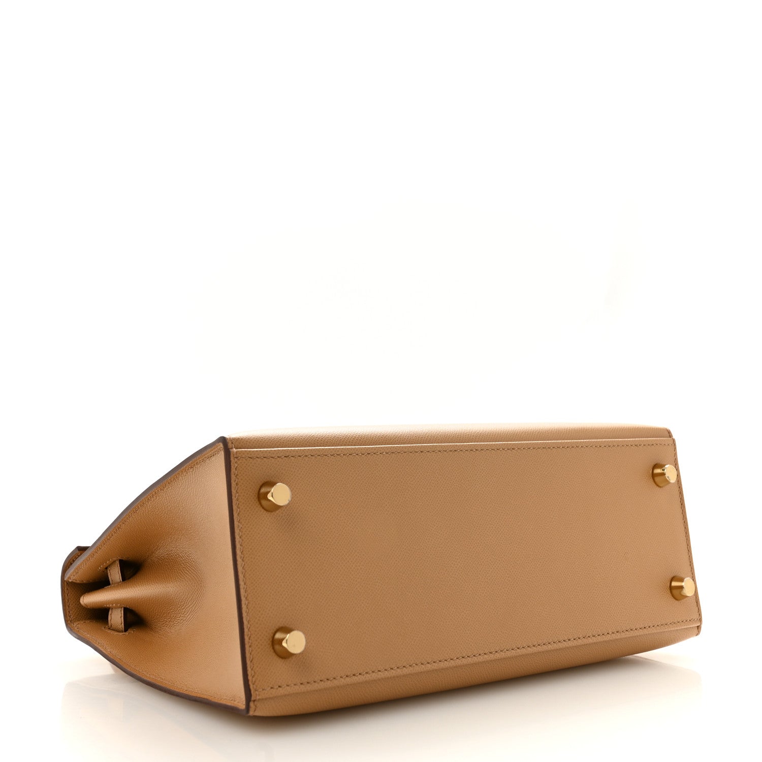 Madame Calfskin Verso Kelly Sellier 25 Biscuit White — view 4