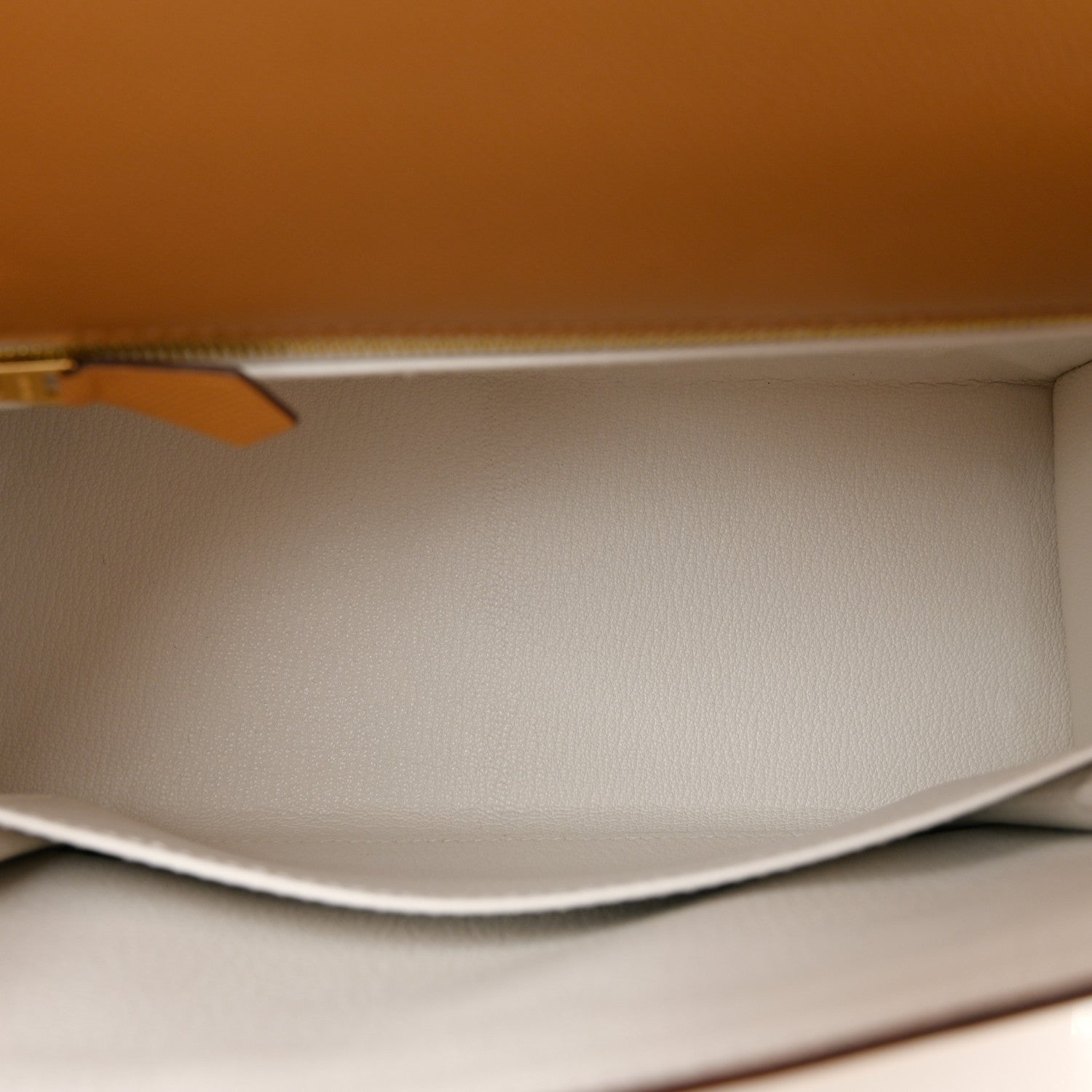 Madame Calfskin Verso Kelly Sellier 25 Biscuit White — view 5