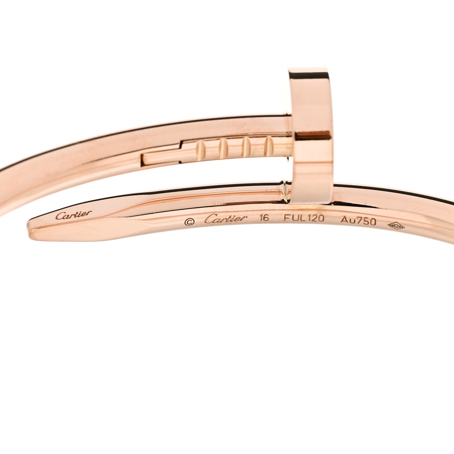 18K Pink Gold Juste Un Clou Bracelet 16 — view 4