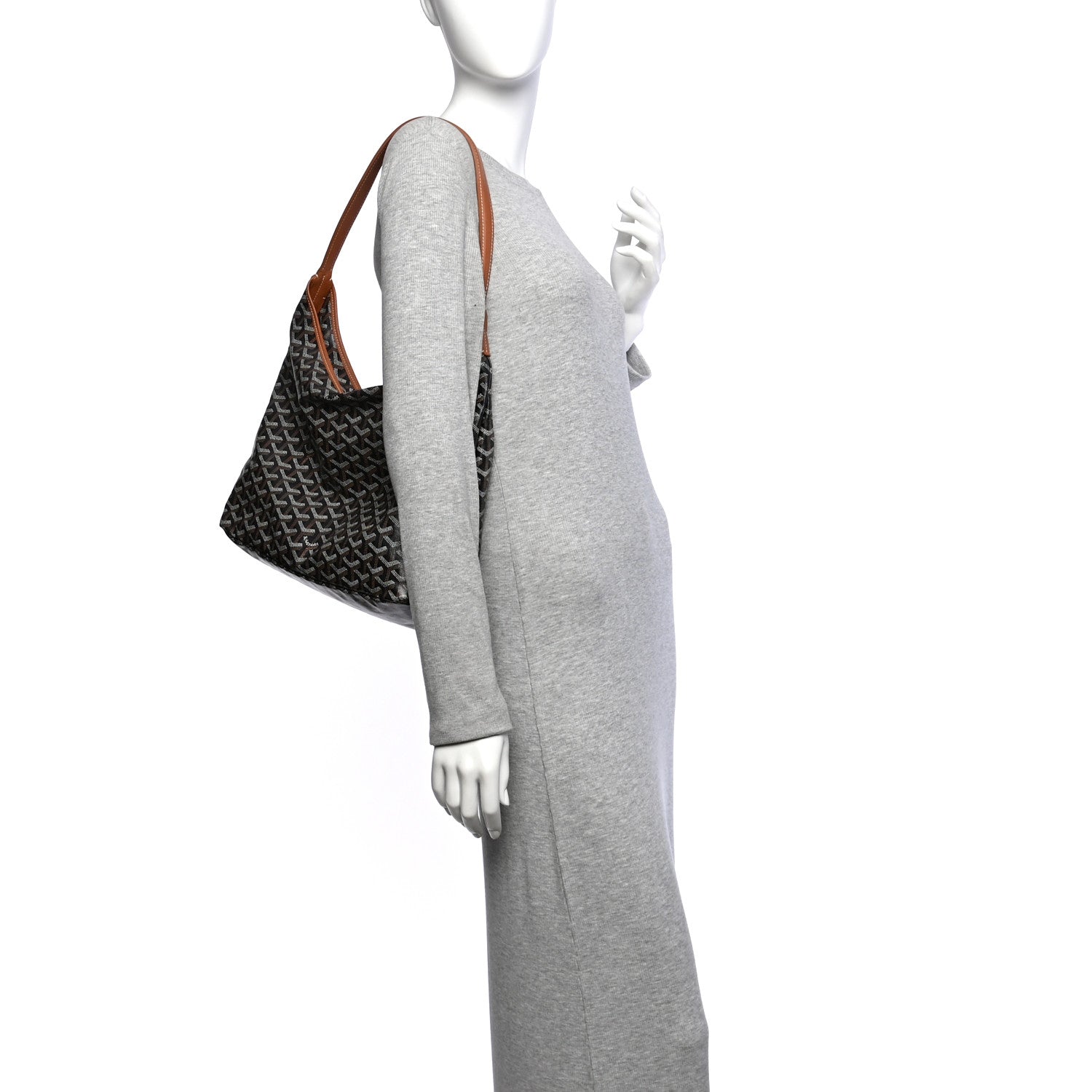 Goyardine Boheme Hobo Black Gold — view 2