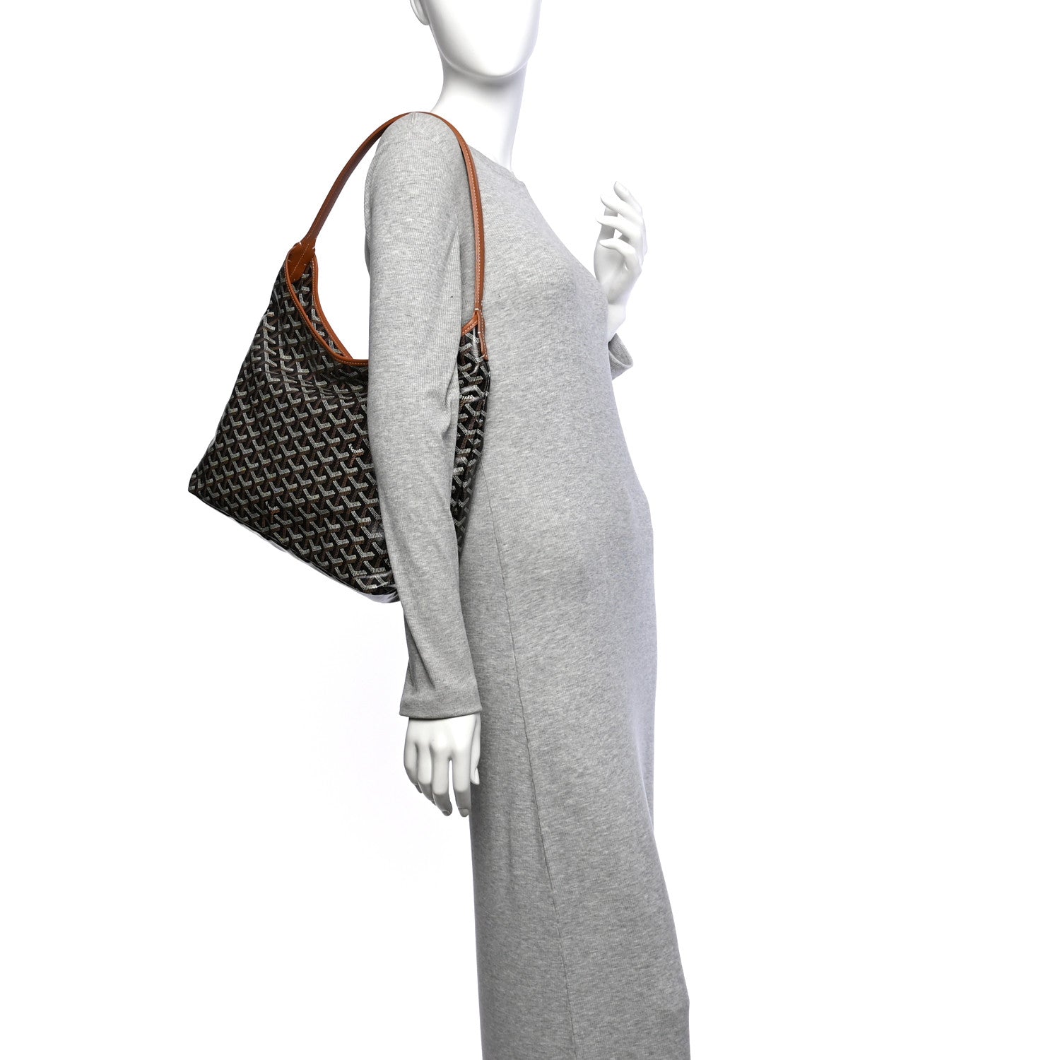 Goyardine Boheme Hobo Black Gold — view 2