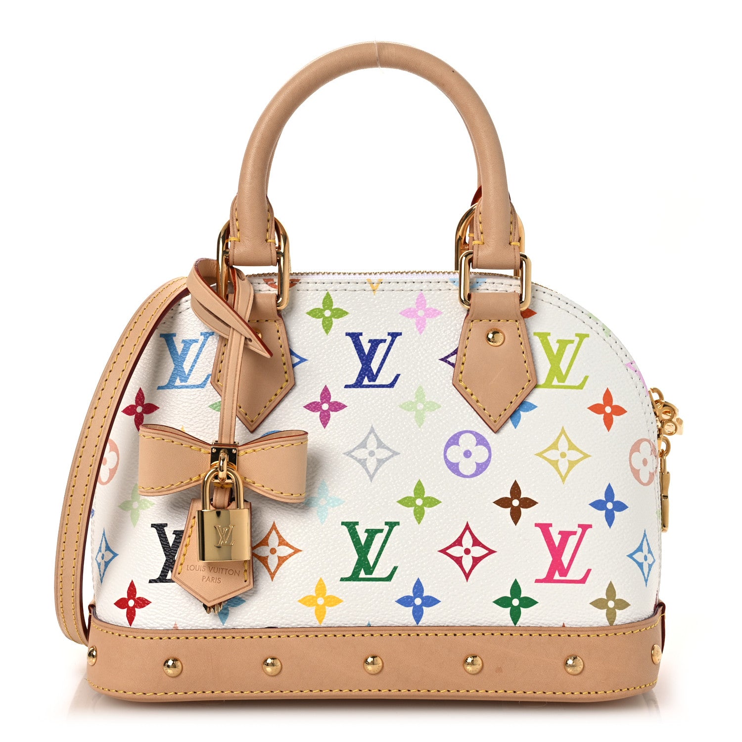 LV x TM Monogram Multicolor Alma BB White