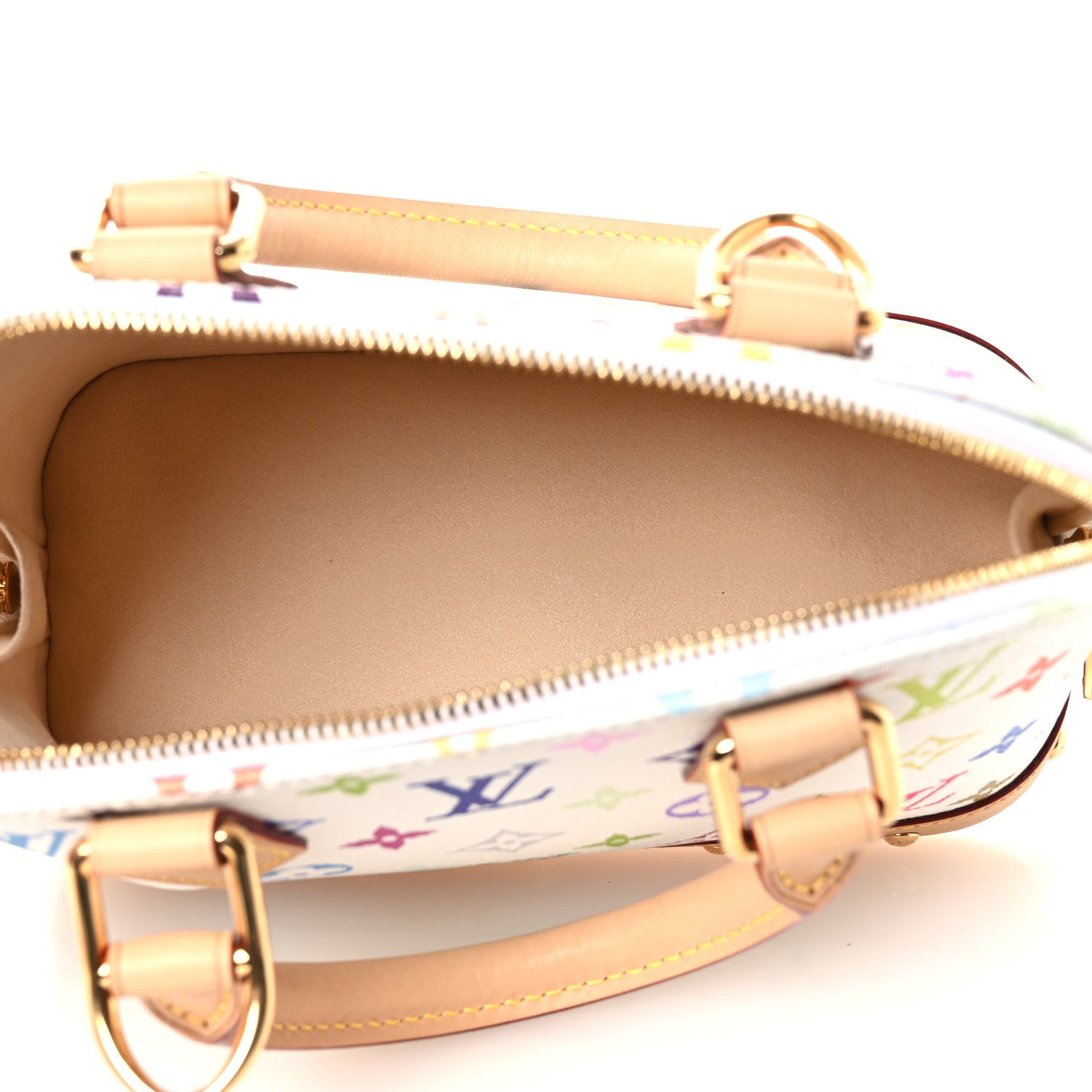 LV x TM Monogram Multicolor Alma BB White — view 5