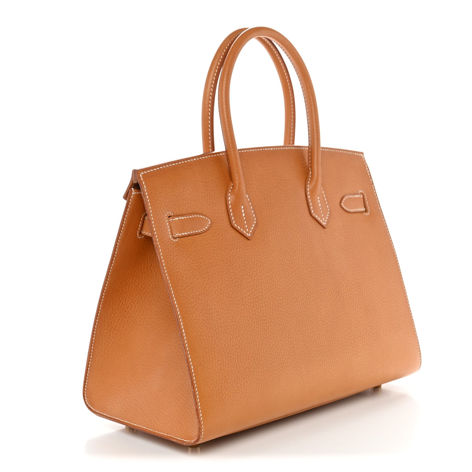 Vache Naturelle Grainee Birkin Sellier 30 Natural Sable — view 3