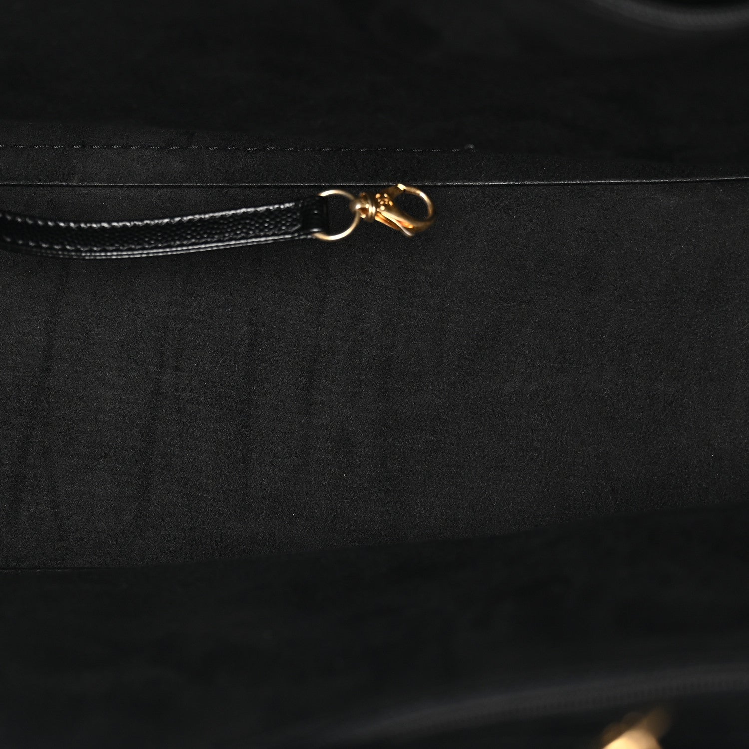 Caviar Small Studded Deauville Tote Black — view 5