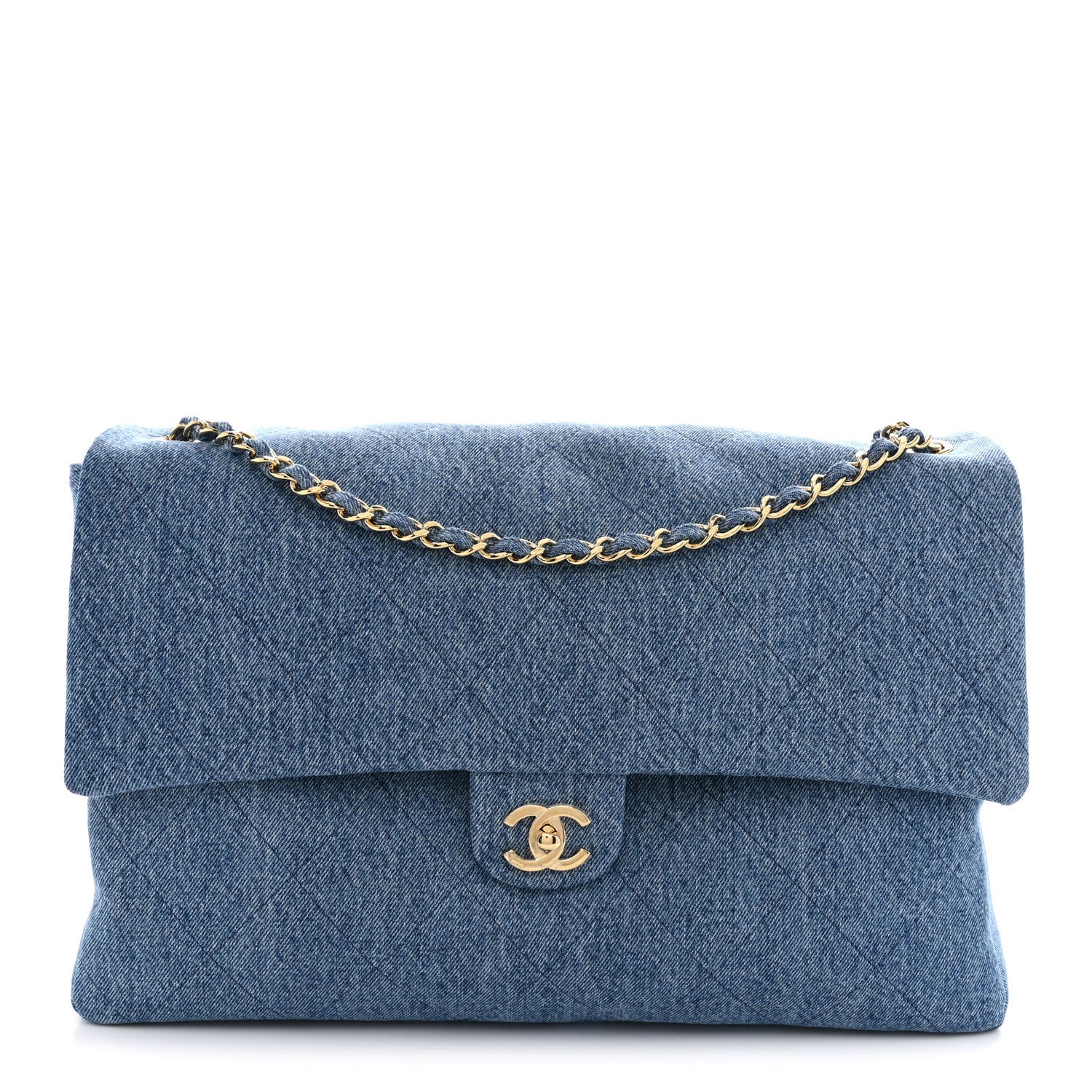 Denim Souplissimo Maxi Flap Blue