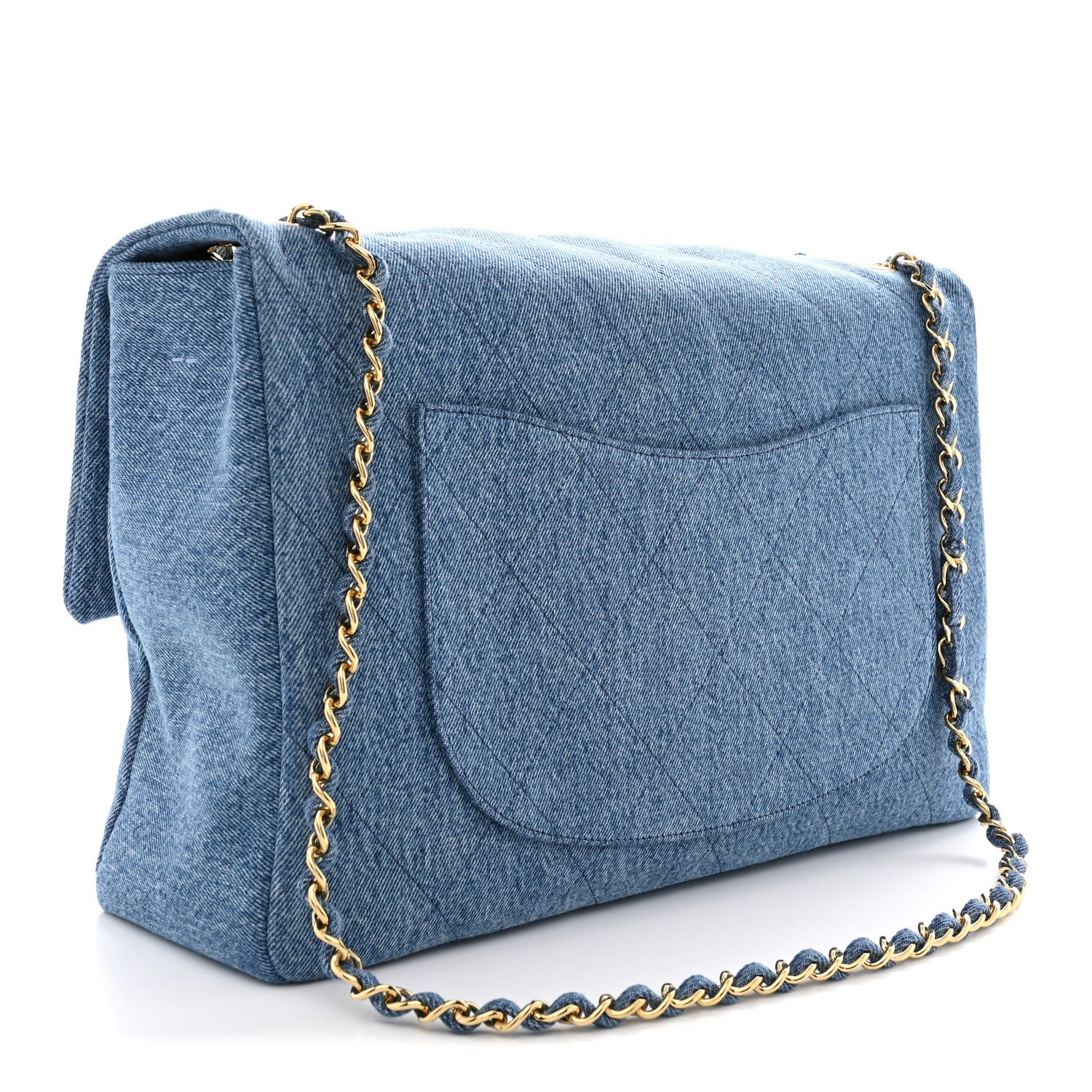 Denim Souplissimo Maxi Flap Blue — view 3