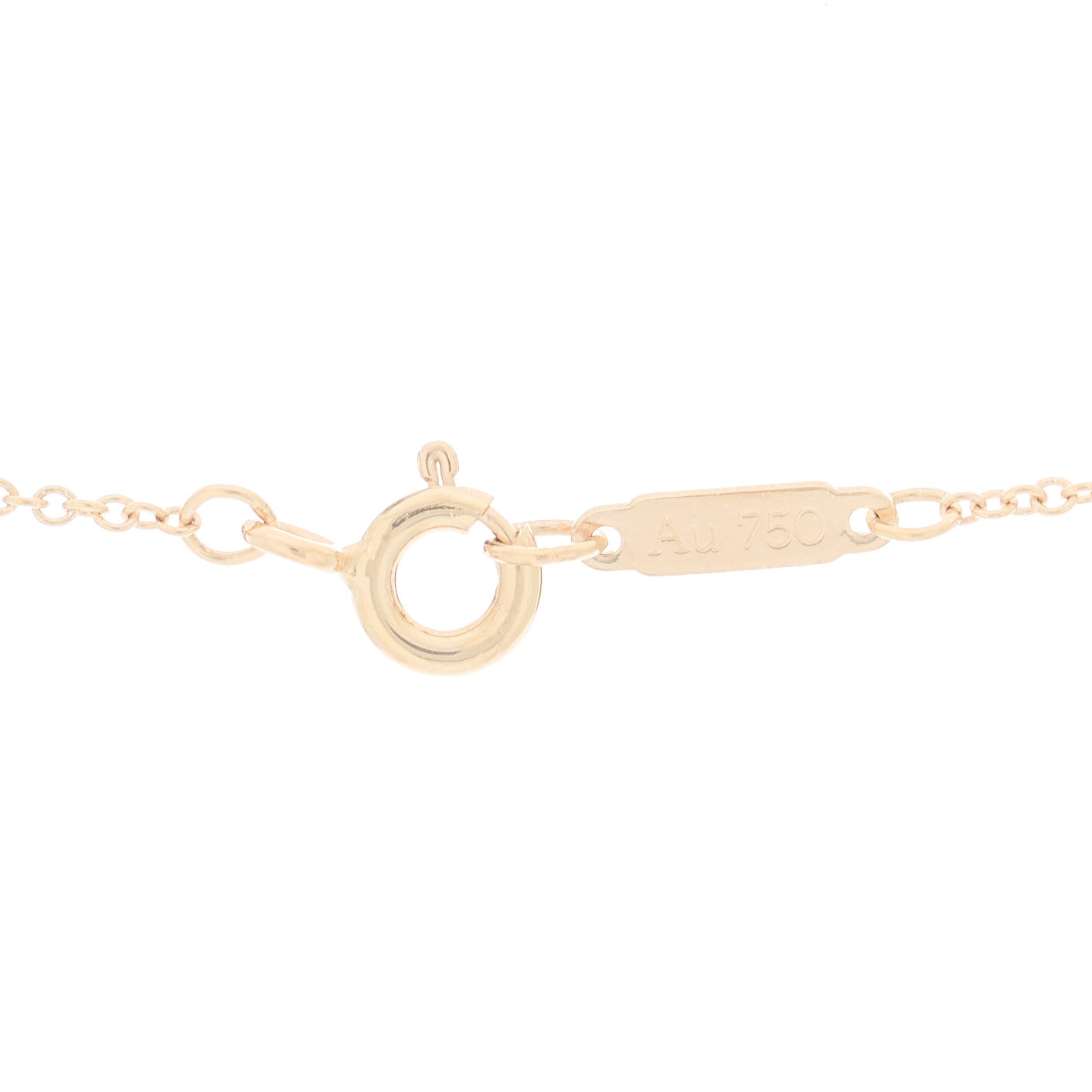 18K Rose Gold Diamond Victoria Vine Pendant Necklace — view 4