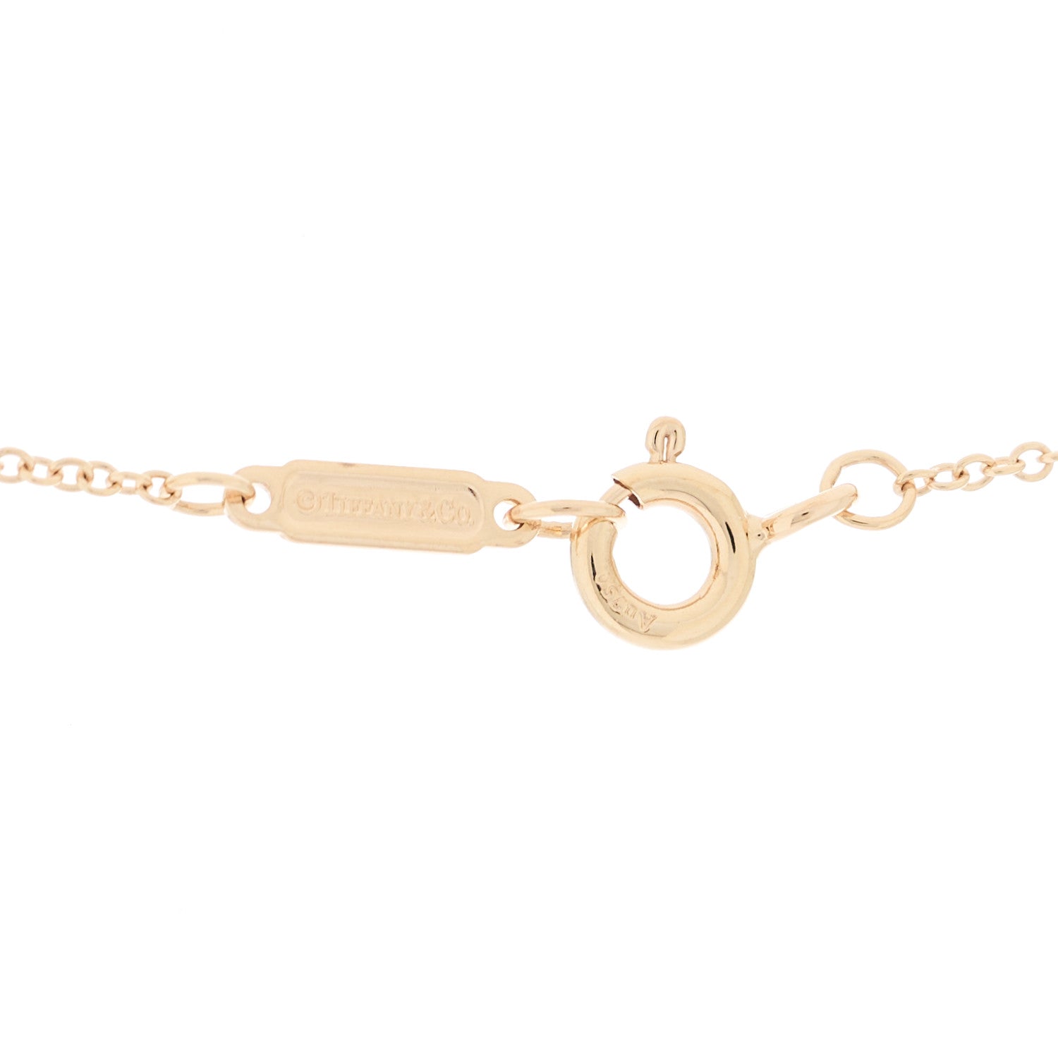 18K Rose Gold Diamond Victoria Vine Pendant Necklace — view 5