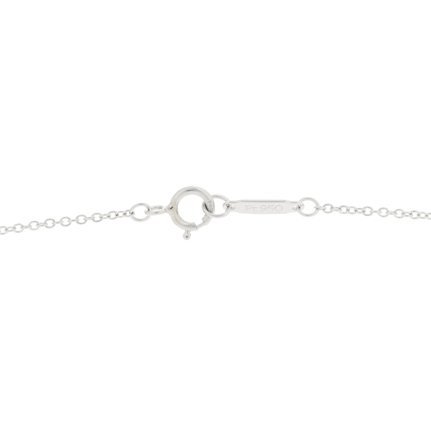 Platinum Diamond Aquamarine Paper Flowers Cluster Pendant Necklace — view 5