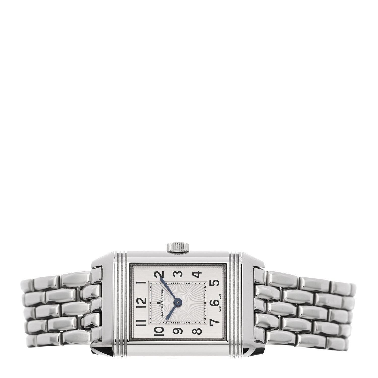 Stainless Steel Diamond 21mm Reverso Classic Duetto Automatic Watch Silver Q2668130 — view 2