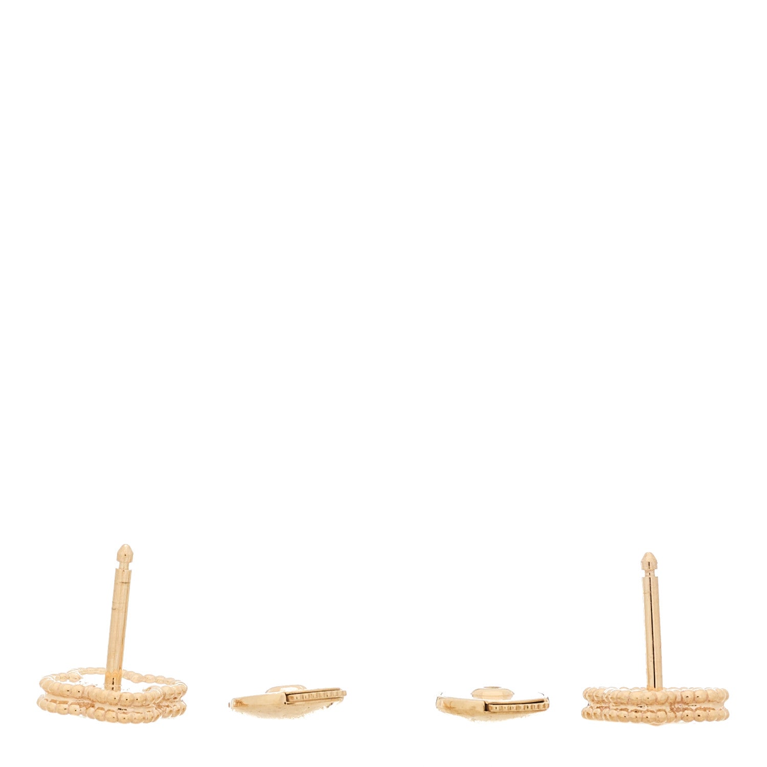 18K Rose Gold Sweet Alhambra Earrings — view 3