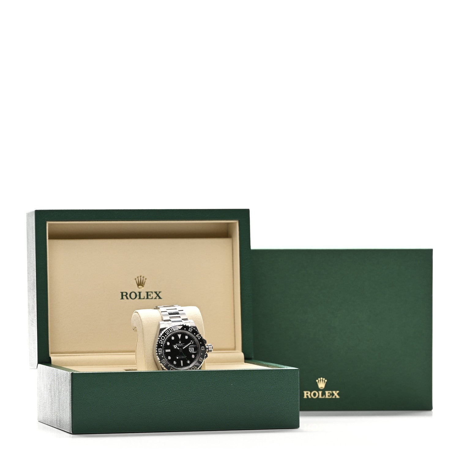 Stainless Steel 40mm Oyster Perpetual Date GMT Master II Bruce Wayne Watch Black 126710GRNR — view 5