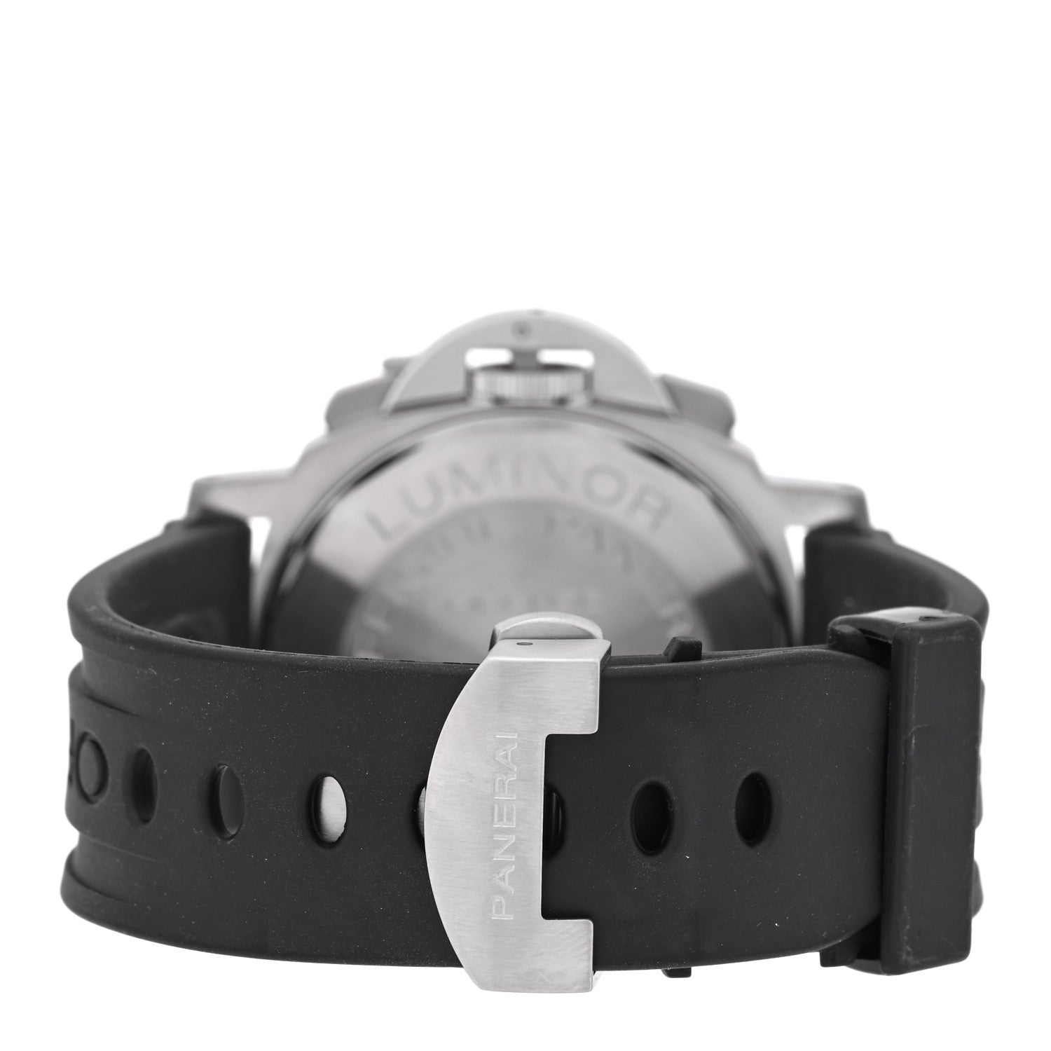 Stainless Steel Rubber 44mm Luminor Daylight Chronograph Automatic Watch Black PAM00250 — view 3
