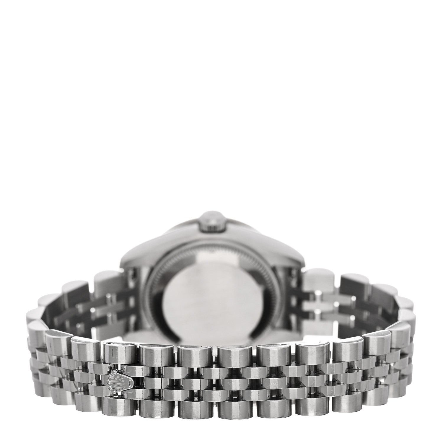 Stainless Steel 18K White Gold Diamond Mother of Pearl 26mm Oyster Perpetual Datejust Watch 179384 — view 3