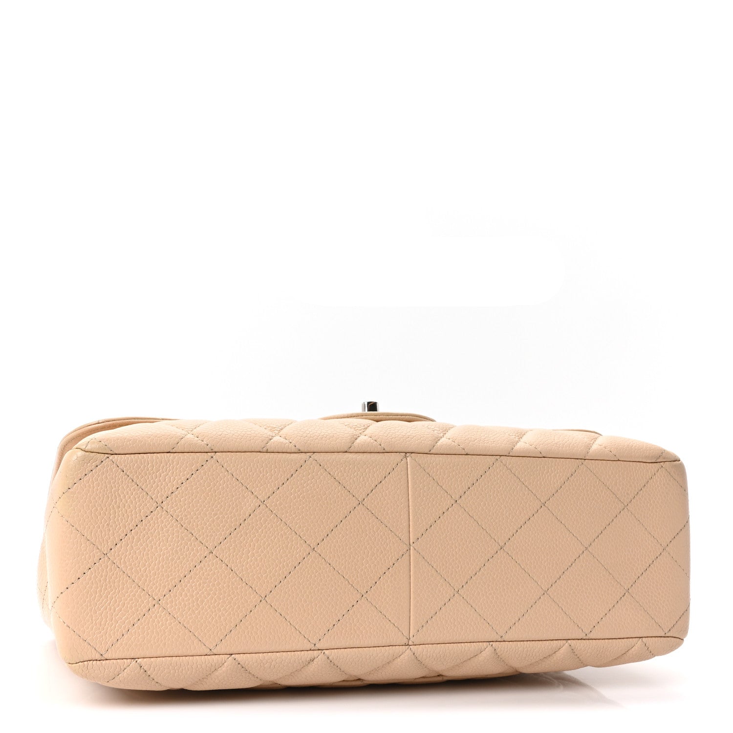 Caviar Quilted Jumbo Single Flap Beige Clair — view 4