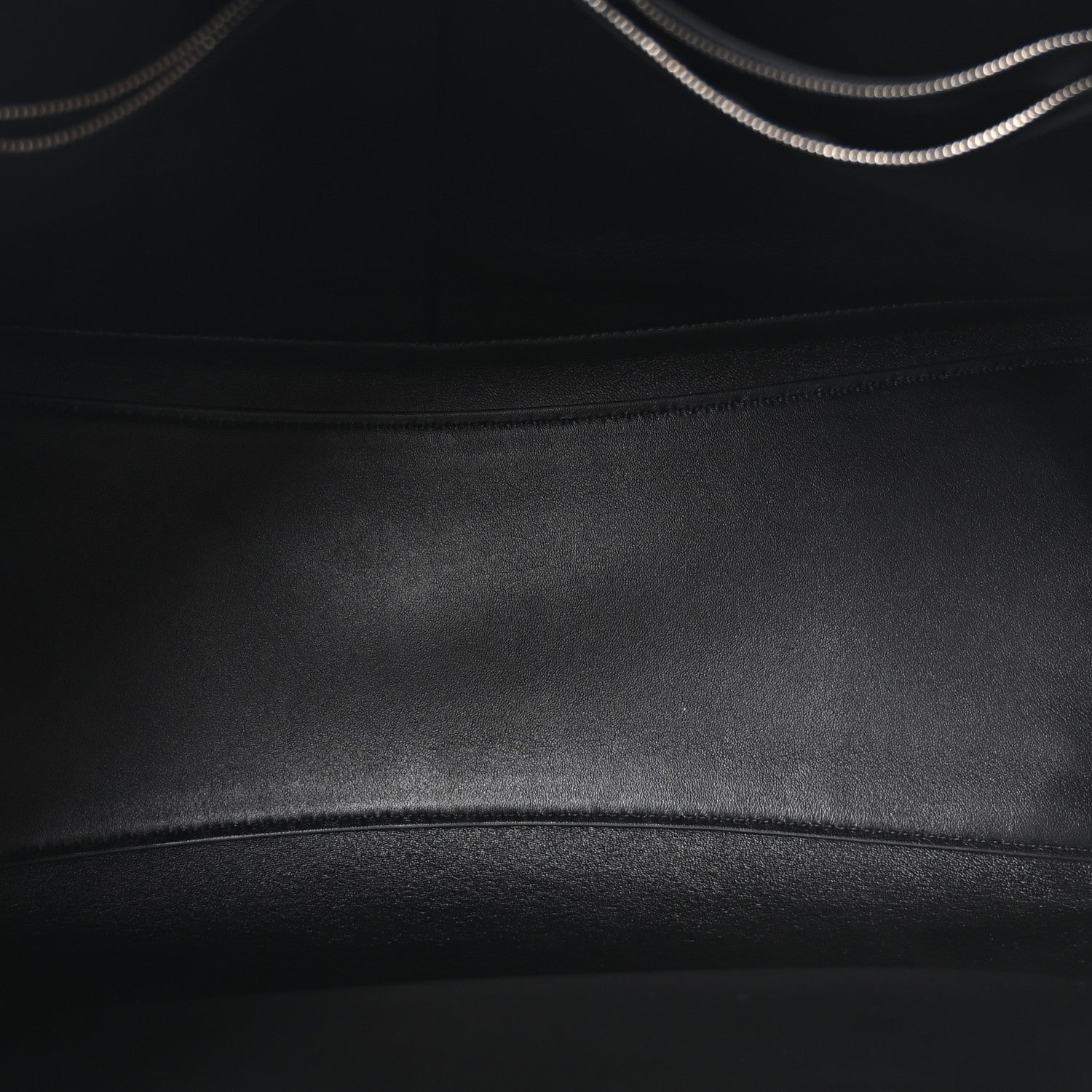 Smooth Calfskin Large Bel Air Carry All Bag Black — view 5
