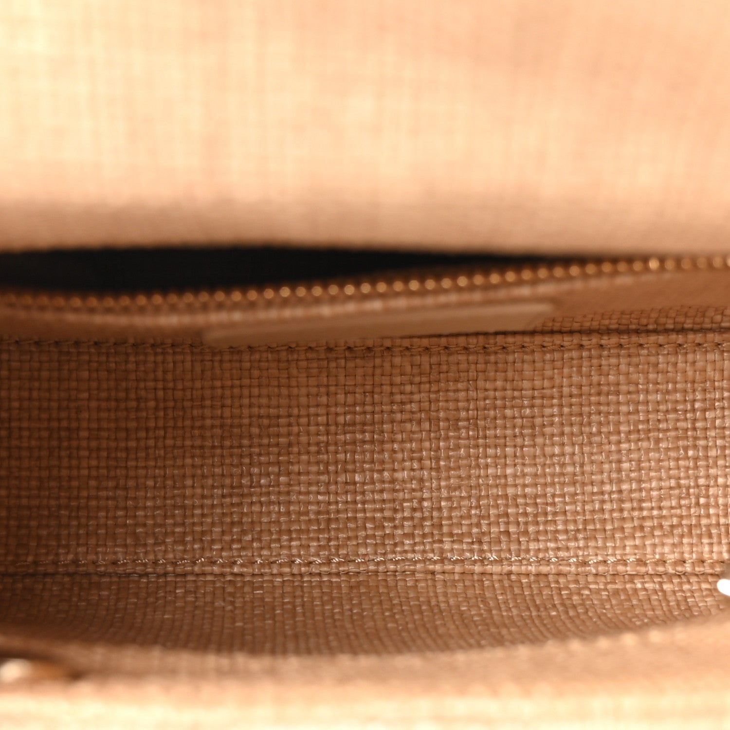 Raffia Woven Cannage Embroidered Mini Lady D-Lite Natural Black — view 5
