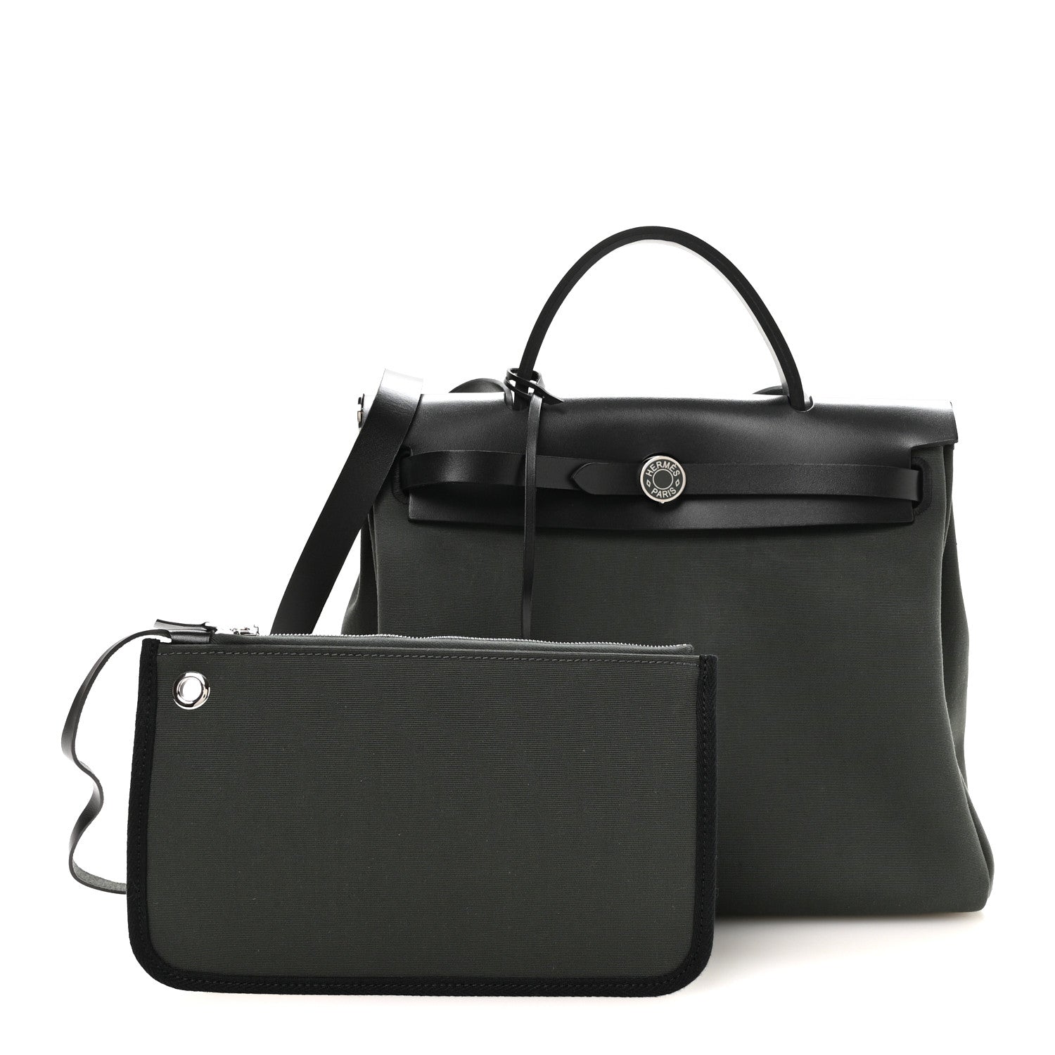 Toile Militaire Vache Hunter Laque Herbag Zip Retourne PM 31 Vert Mangrove Black — view 3