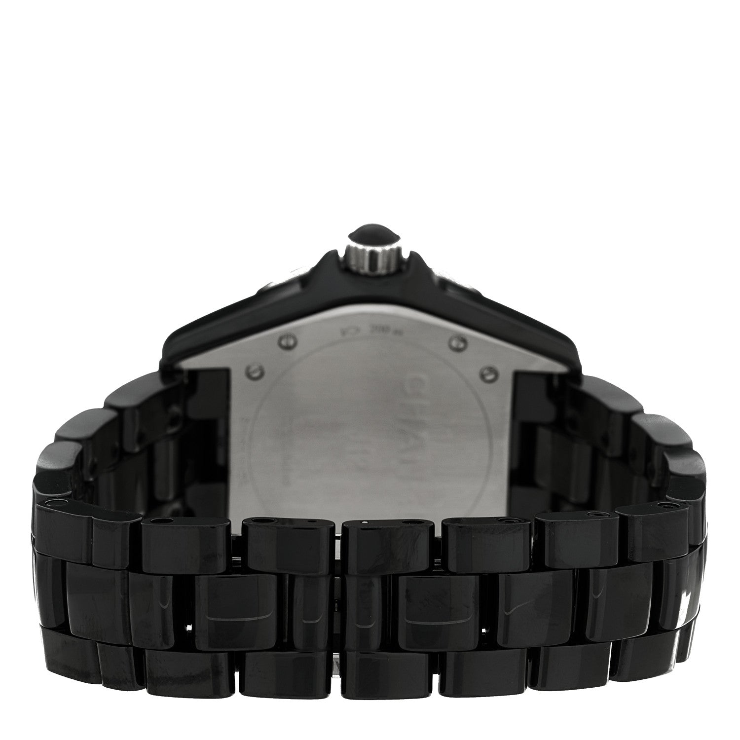 Stainless Steel Ceramic 38mm J12 Phantom Automatic Watch Black — view 3