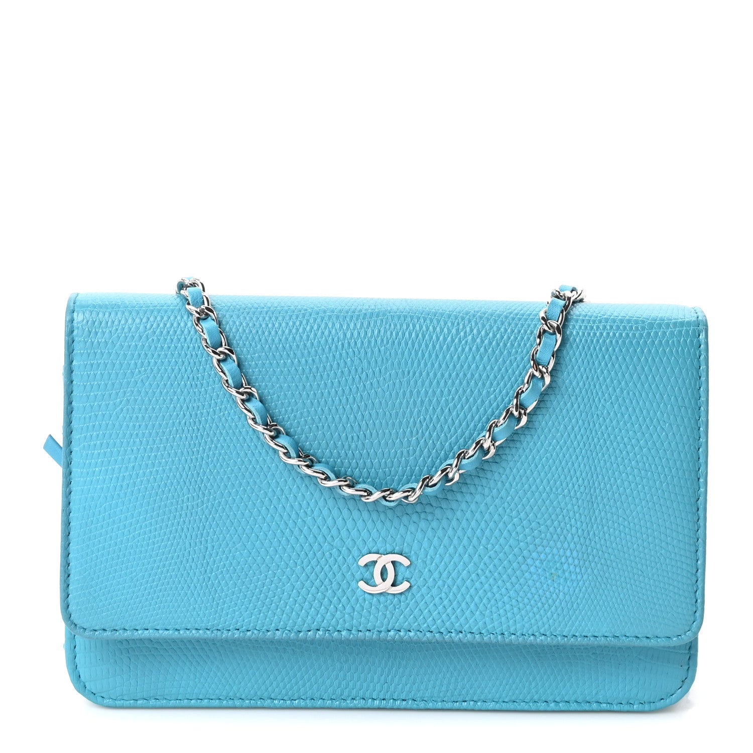 Lizard Wallet on Chain WOC Turquoise