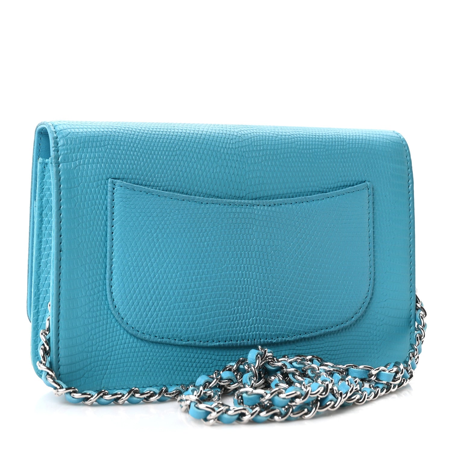 Lizard Wallet on Chain WOC Turquoise — view 3