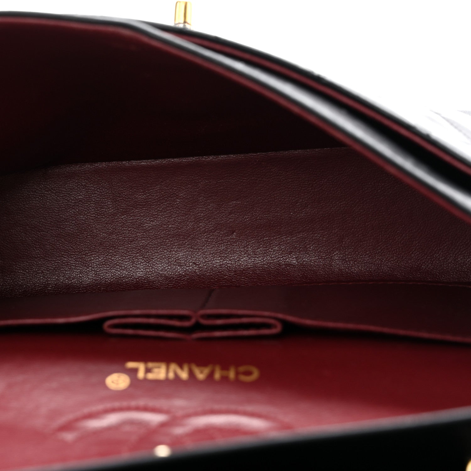 Lambskin Quilted Small Double Flap Black — view 5
