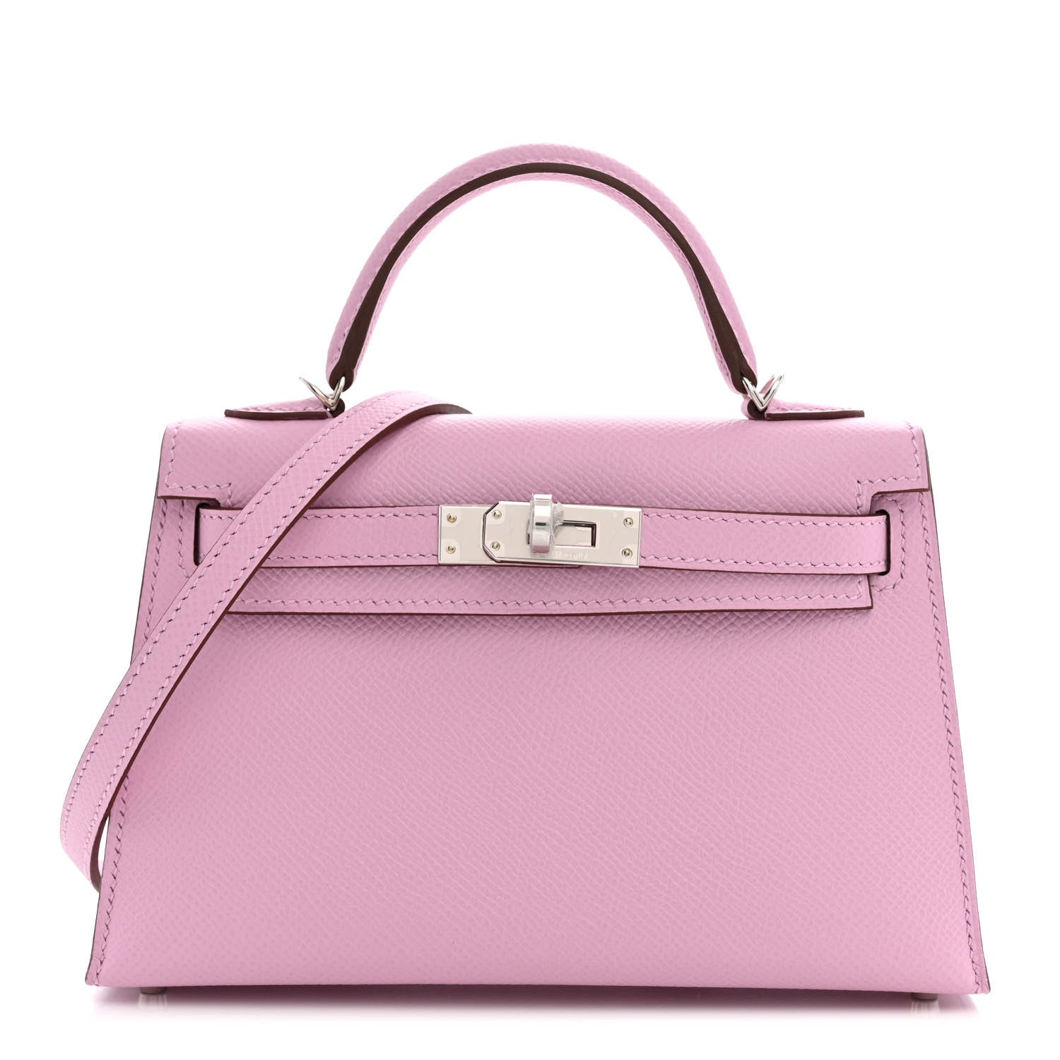 Epsom Mini Kelly Sellier 20 Mauve Sylvestre — view 1