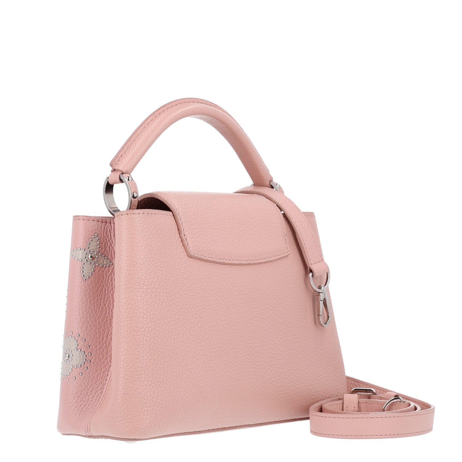 Taurillon Studded Flowers Capucines BB Magnolia — view 3