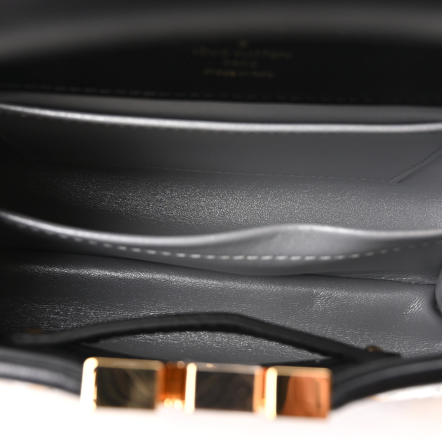 Calfskin Sequin Mini Capucines Gold Black — view 5