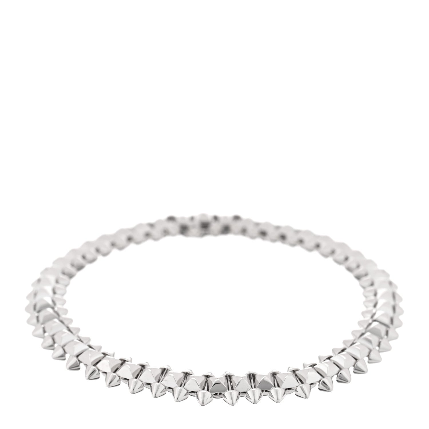 18K White Gold Medium Clash De Cartier Flexible Bracelet 17