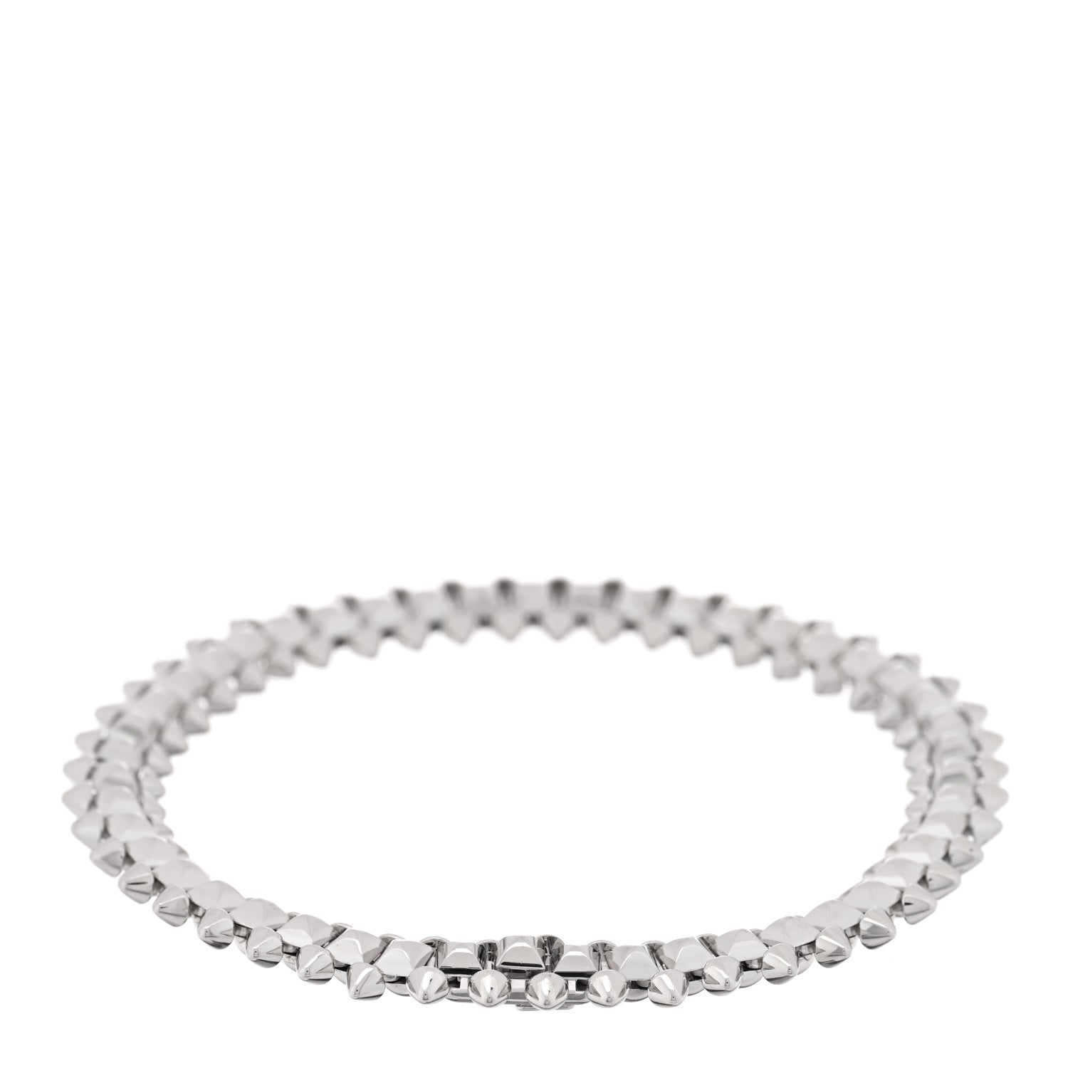 18K White Gold Medium Clash De Cartier Flexible Bracelet 17 — view 2