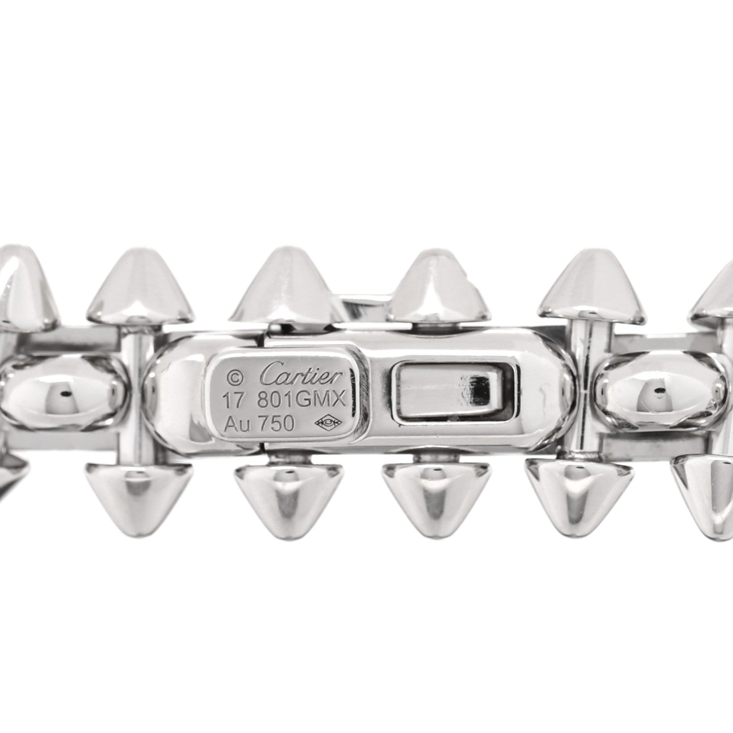18K White Gold Medium Clash De Cartier Flexible Bracelet 17 — view 3